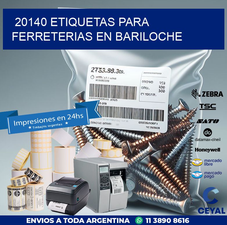 20140 ETIQUETAS PARA FERRETERIAS EN BARILOCHE