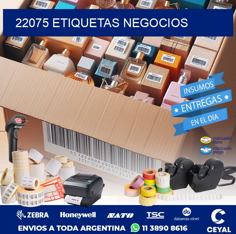 22075 ETIQUETAS NEGOCIOS