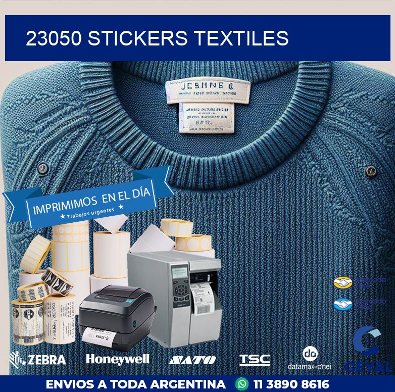 23050 STICKERS TEXTILES