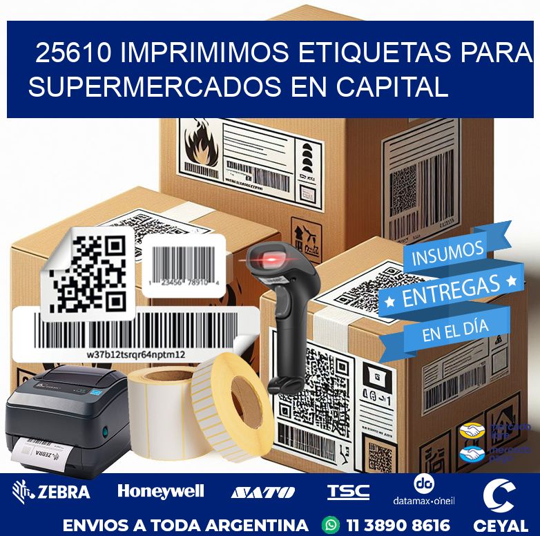 25610 IMPRIMIMOS ETIQUETAS PARA SUPERMERCADOS EN CAPITAL