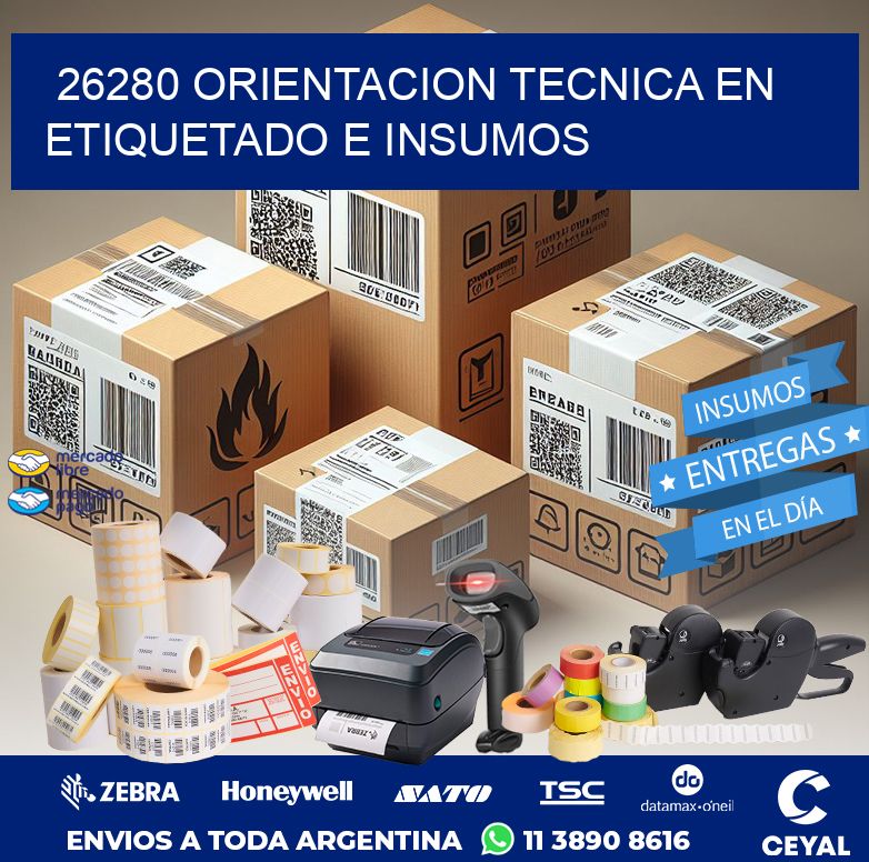 26280 ORIENTACION TECNICA EN ETIQUETADO E INSUMOS