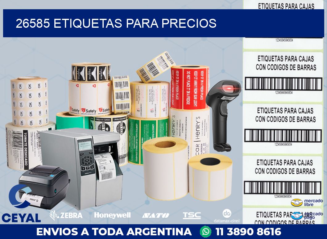 26585 ETIQUETAS PARA PRECIOS