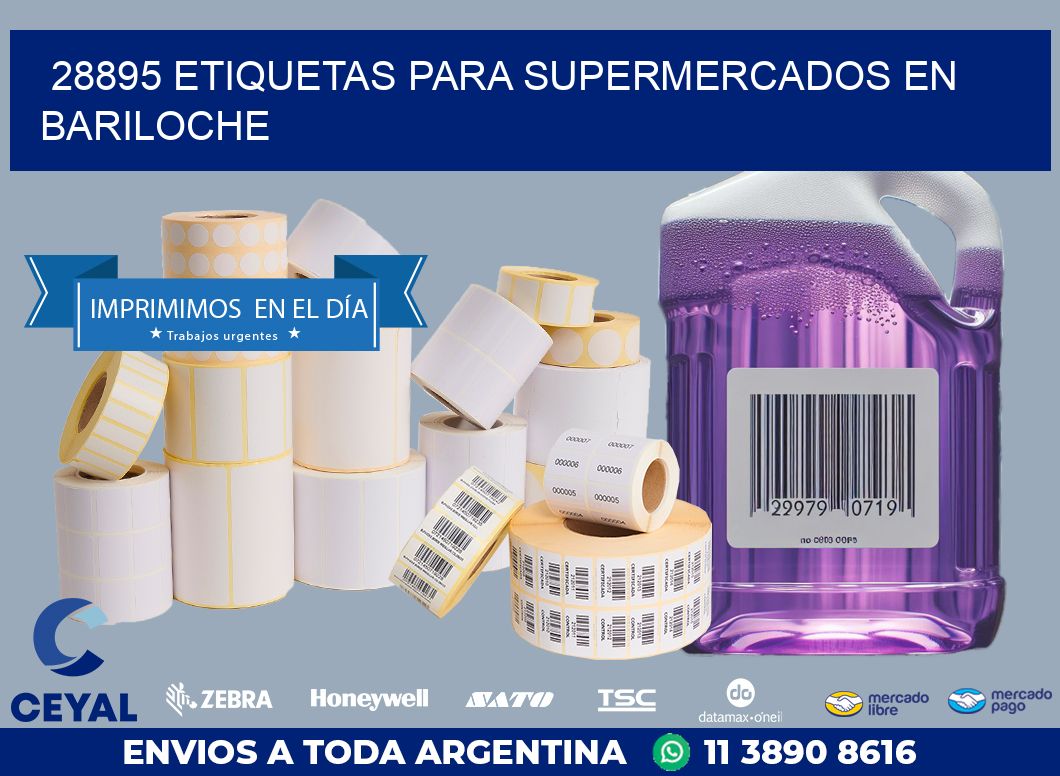 28895 ETIQUETAS PARA SUPERMERCADOS EN BARILOCHE