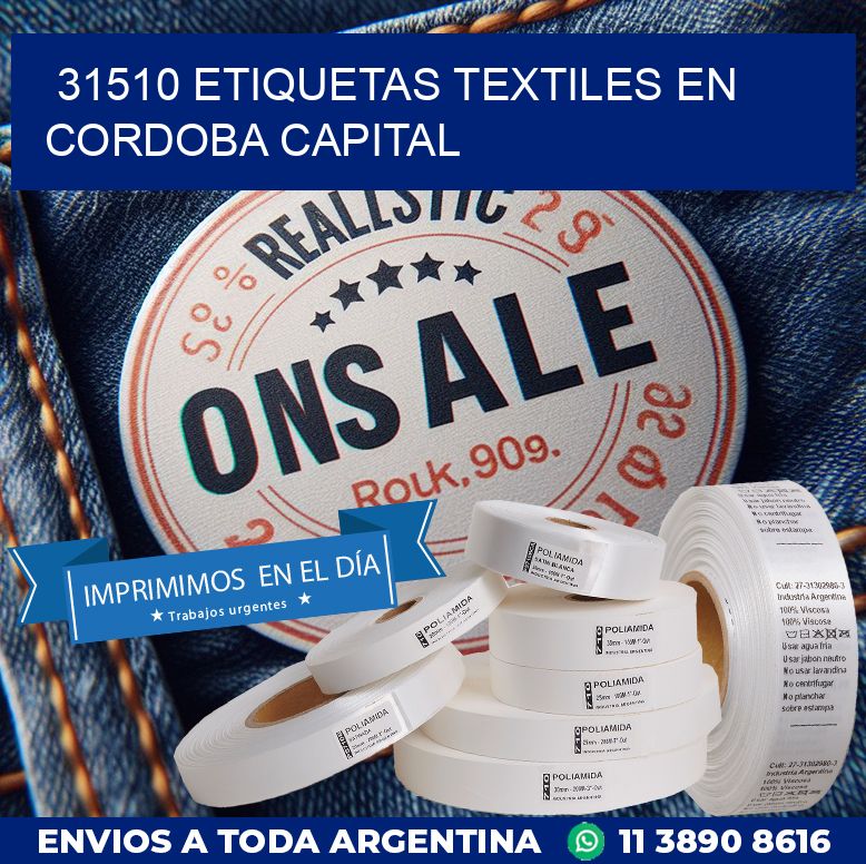 31510 ETIQUETAS TEXTILES EN CORDOBA CAPITAL