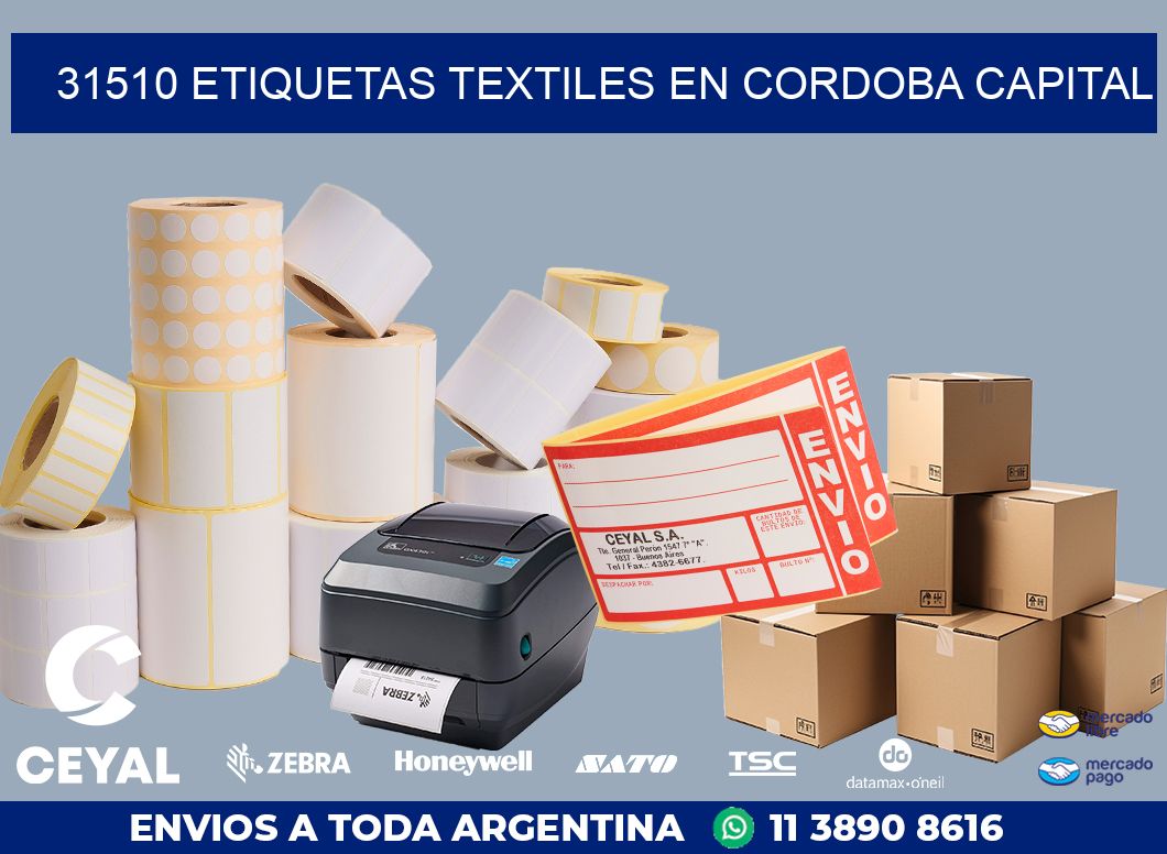 31510 ETIQUETAS TEXTILES EN CORDOBA CAPITAL