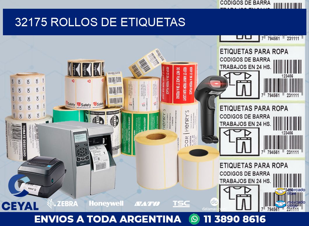 32175 ROLLOS DE ETIQUETAS