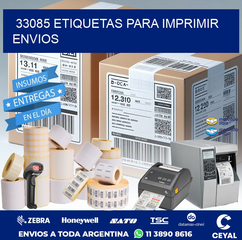 33085 ETIQUETAS PARA IMPRIMIR ENVIOS