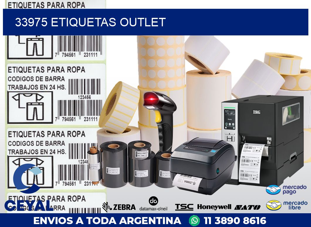 33975 ETIQUETAS OUTLET