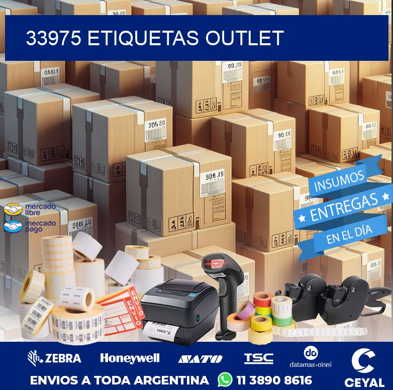 33975 ETIQUETAS OUTLET