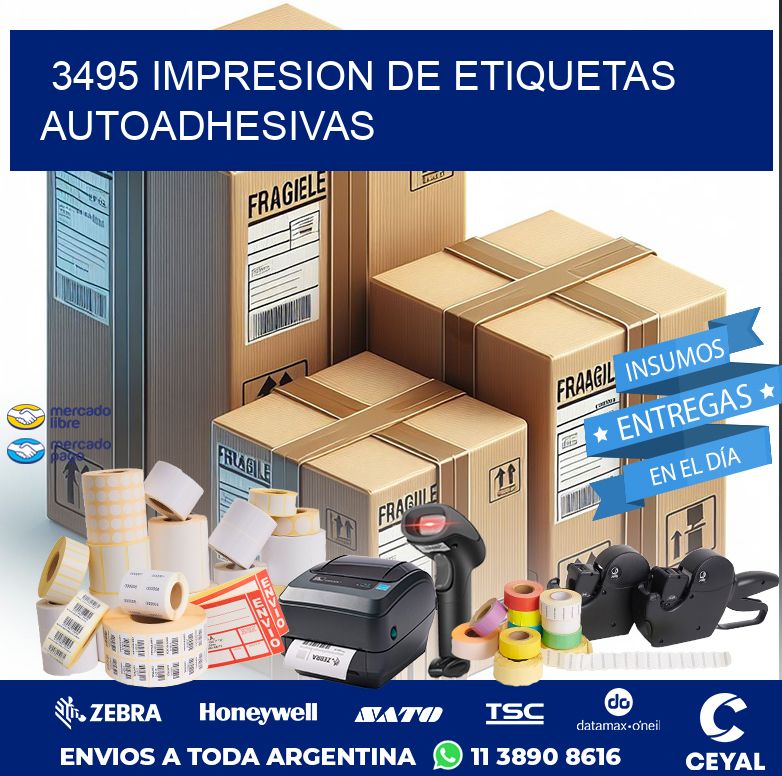 3495 IMPRESION DE ETIQUETAS AUTOADHESIVAS