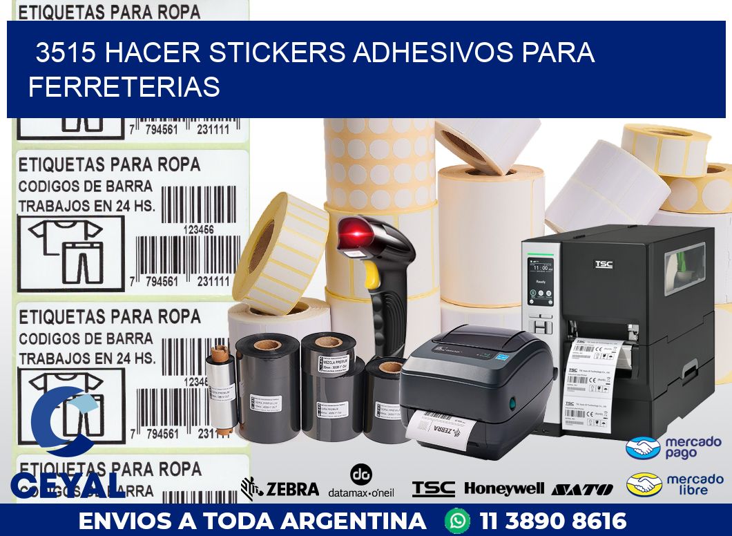 3515 HACER STICKERS ADHESIVOS PARA FERRETERIAS