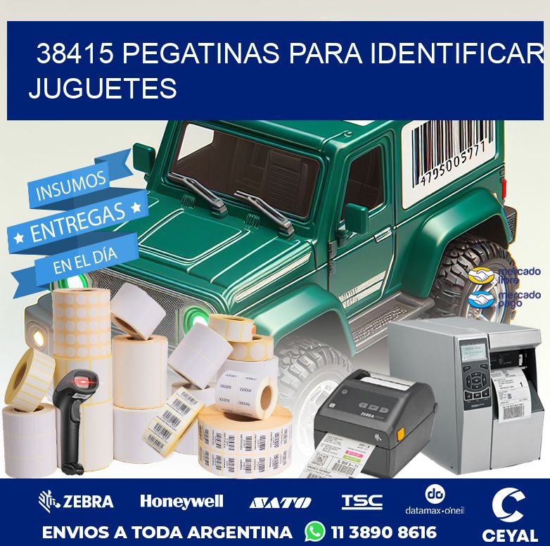 38415 PEGATINAS PARA IDENTIFICAR JUGUETES
