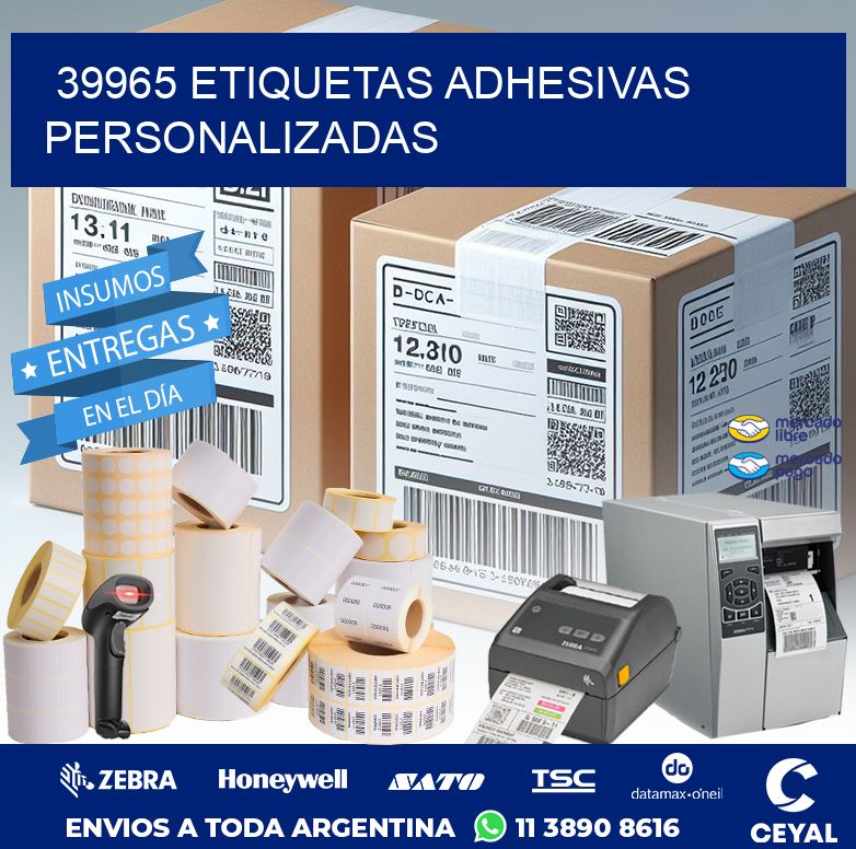 39965 ETIQUETAS ADHESIVAS PERSONALIZADAS