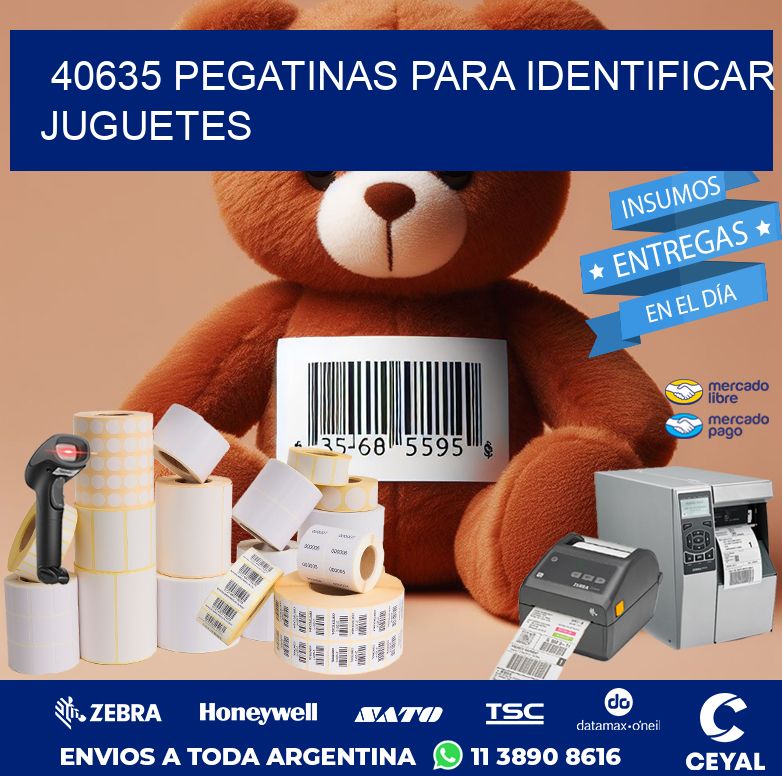 40635 PEGATINAS PARA IDENTIFICAR JUGUETES