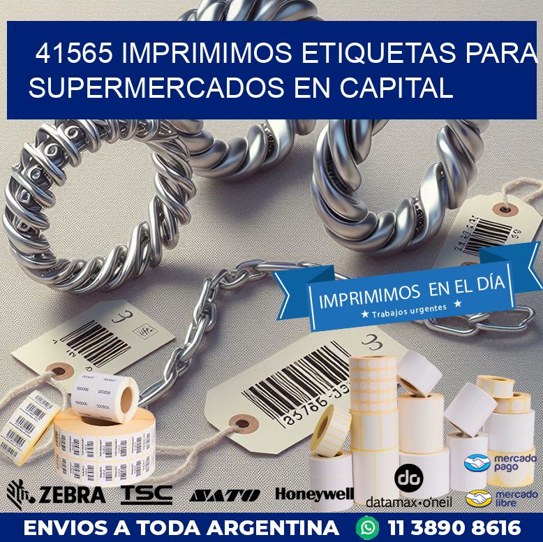 41565 IMPRIMIMOS ETIQUETAS PARA SUPERMERCADOS EN CAPITAL