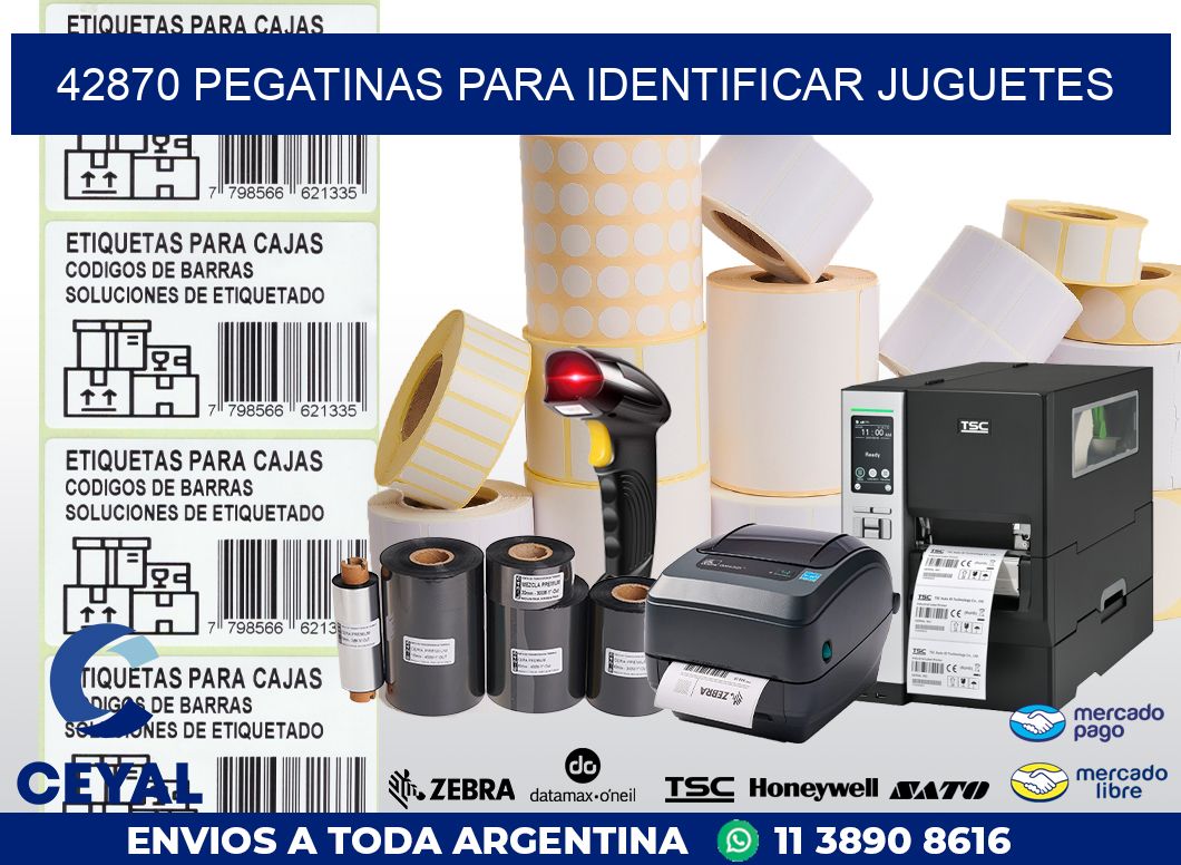 42870 PEGATINAS PARA IDENTIFICAR JUGUETES