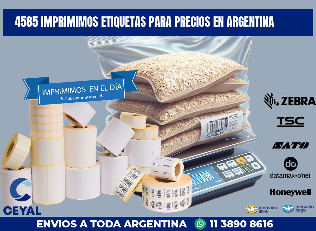 4585 IMPRIMIMOS ETIQUETAS PARA PRECIOS EN ARGENTINA