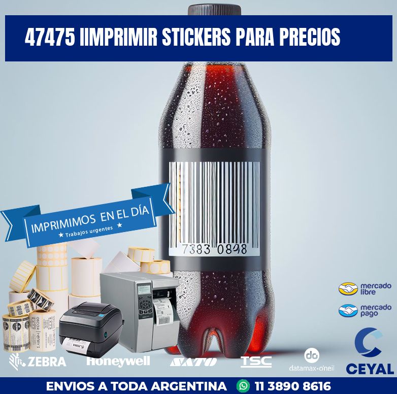 47475 IIMPRIMIR STICKERS PARA PRECIOS
