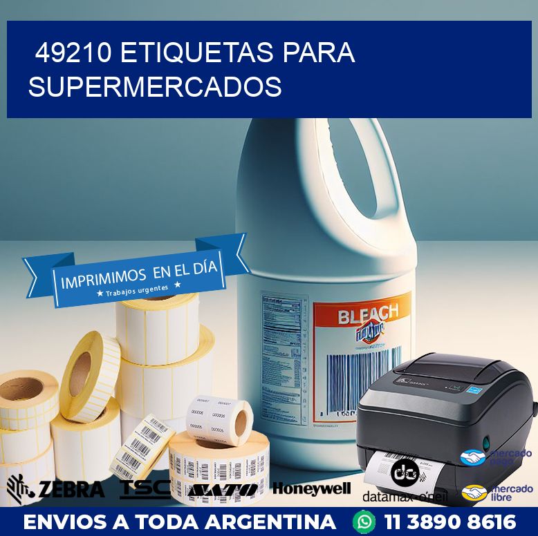 49210 ETIQUETAS PARA SUPERMERCADOS