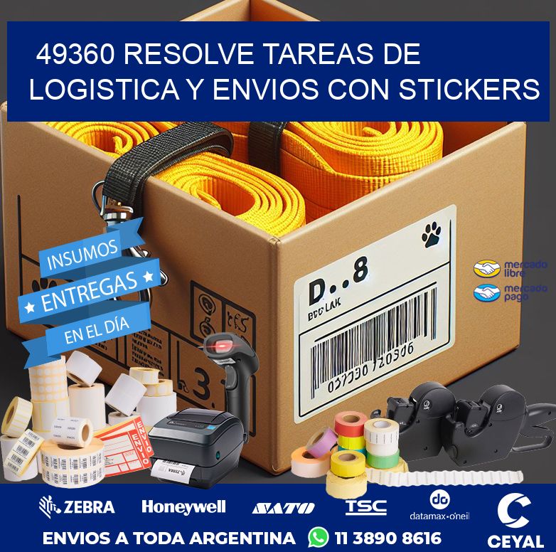 49360 RESOLVE TAREAS DE LOGISTICA Y ENVIOS CON STICKERS