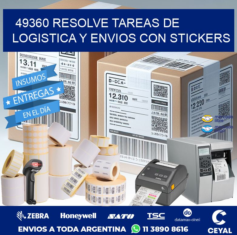 49360 RESOLVE TAREAS DE LOGISTICA Y ENVIOS CON STICKERS