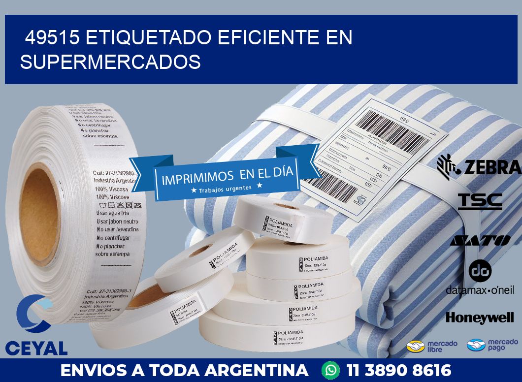 49515 ETIQUETADO EFICIENTE EN SUPERMERCADOS