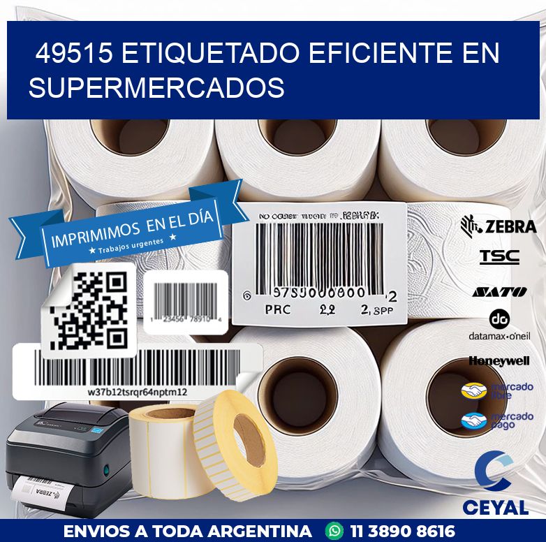 49515 ETIQUETADO EFICIENTE EN SUPERMERCADOS