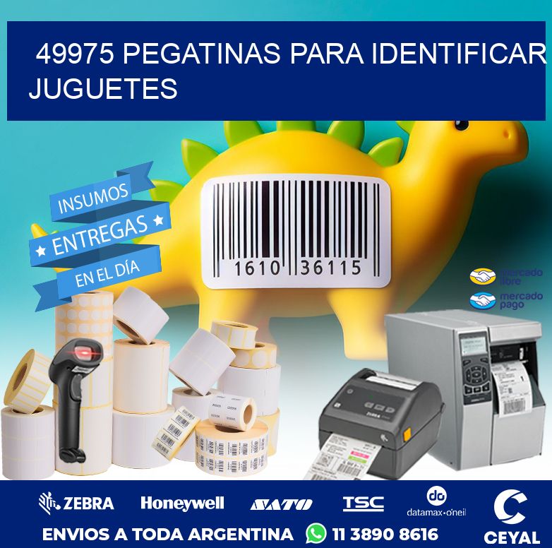 49975 PEGATINAS PARA IDENTIFICAR JUGUETES