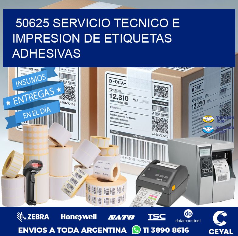 50625 SERVICIO TECNICO E IMPRESION DE ETIQUETAS ADHESIVAS
