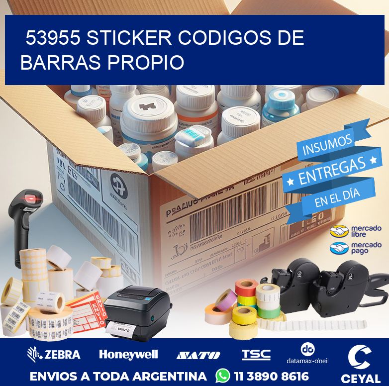 53955 STICKER CODIGOS DE BARRAS PROPIO