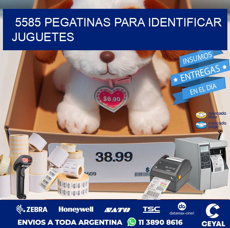 5585 PEGATINAS PARA IDENTIFICAR JUGUETES