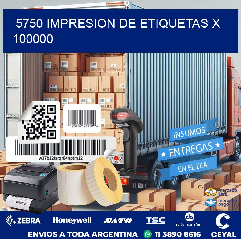 5750 IMPRESION DE ETIQUETAS X 100000