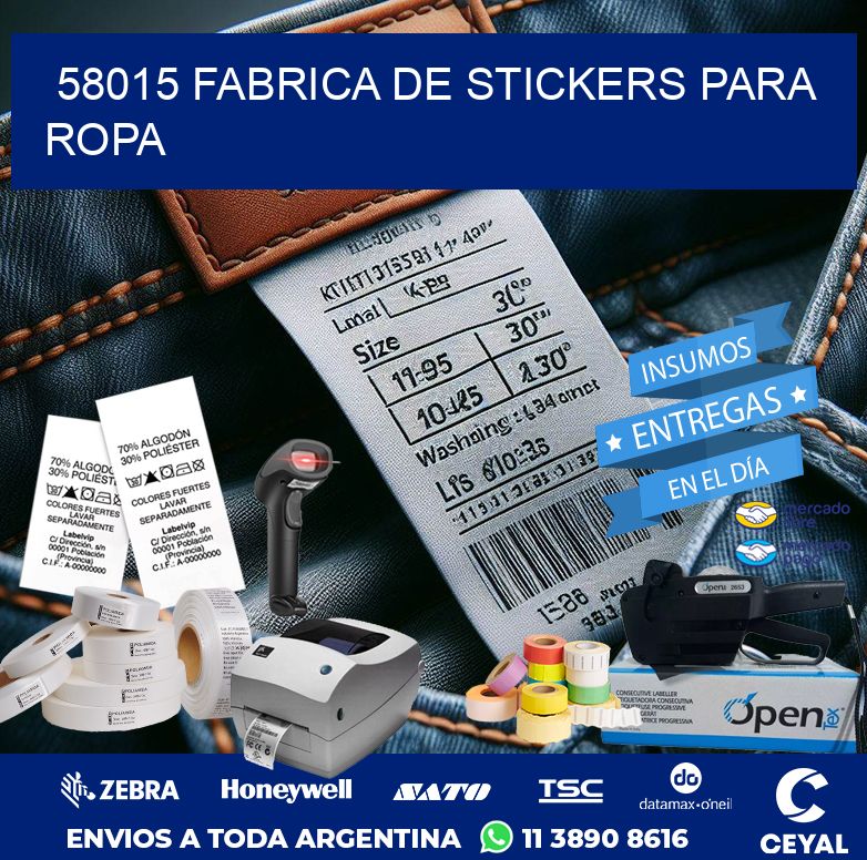 58015 FABRICA DE STICKERS PARA ROPA