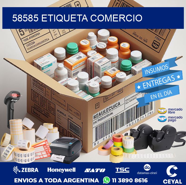 58585 ETIQUETA COMERCIO