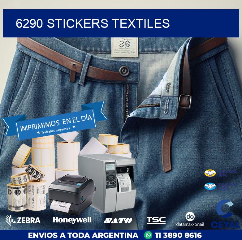 6290 STICKERS TEXTILES