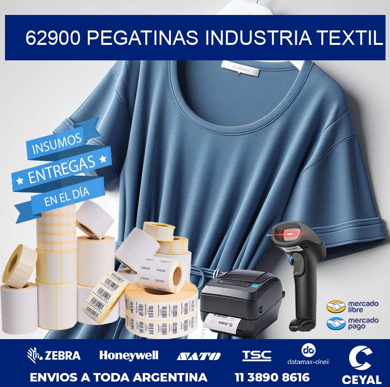 62900 PEGATINAS INDUSTRIA TEXTIL