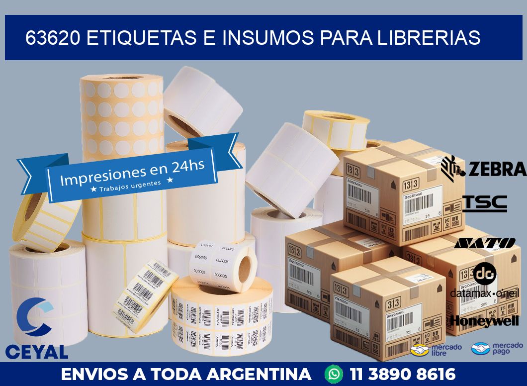 63620 ETIQUETAS E INSUMOS PARA LIBRERIAS