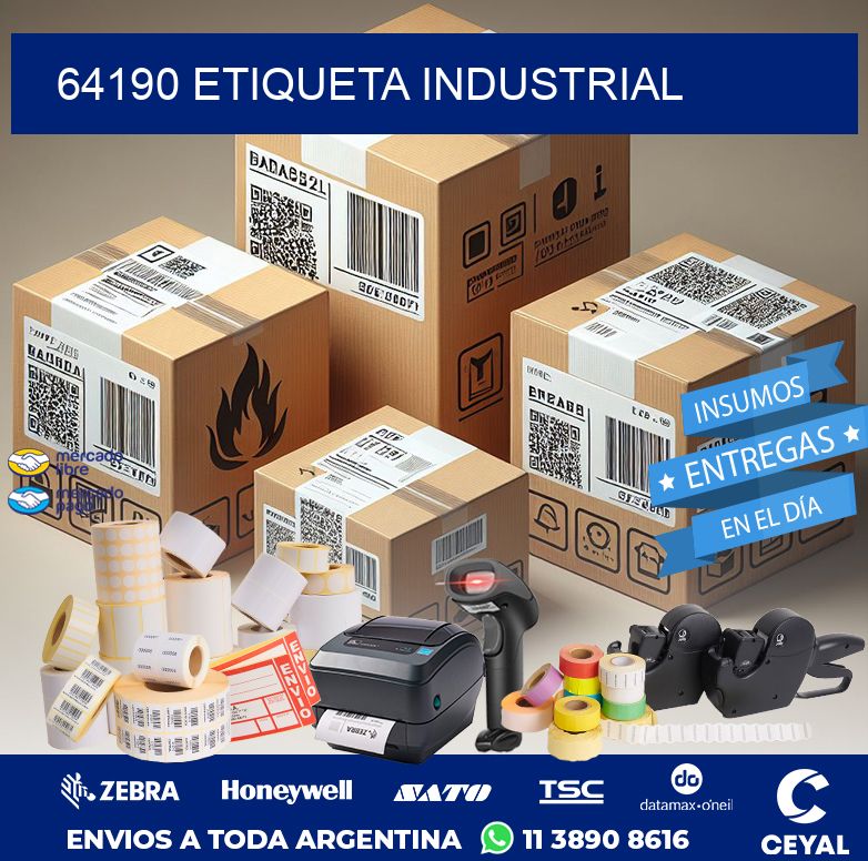 64190 ETIQUETA INDUSTRIAL