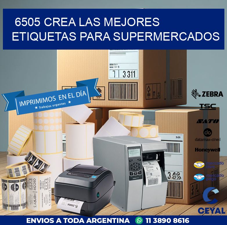 6505 CREA LAS MEJORES ETIQUETAS PARA SUPERMERCADOS