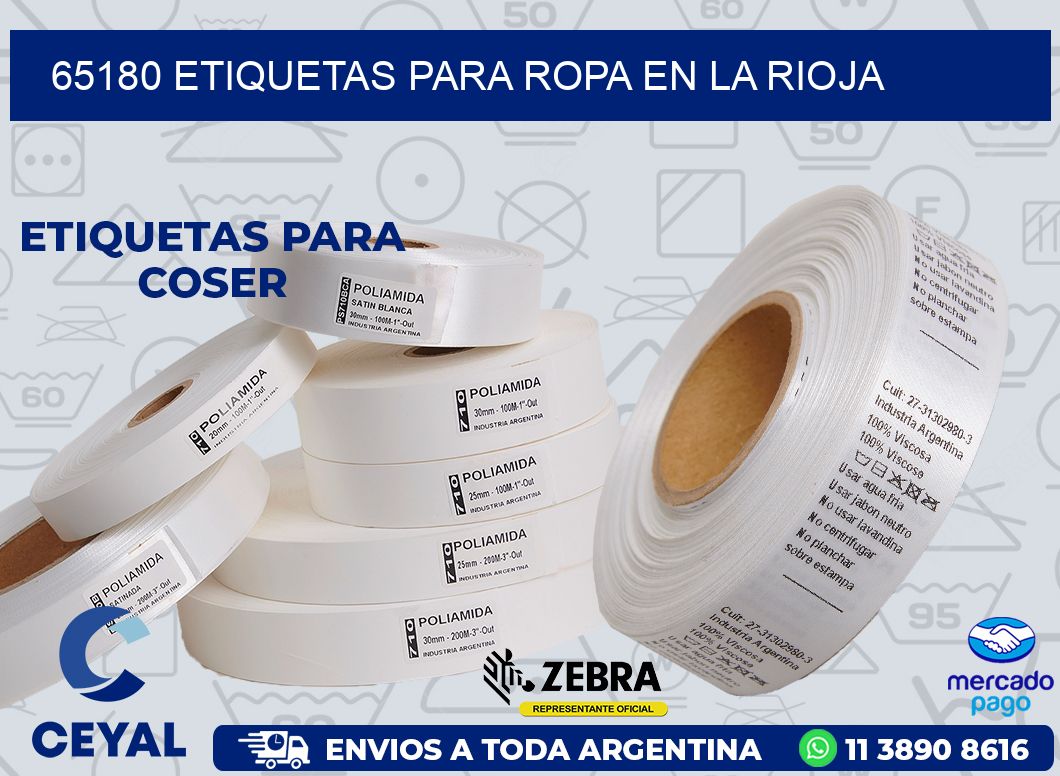 65180 ETIQUETAS PARA ROPA EN LA RIOJA
