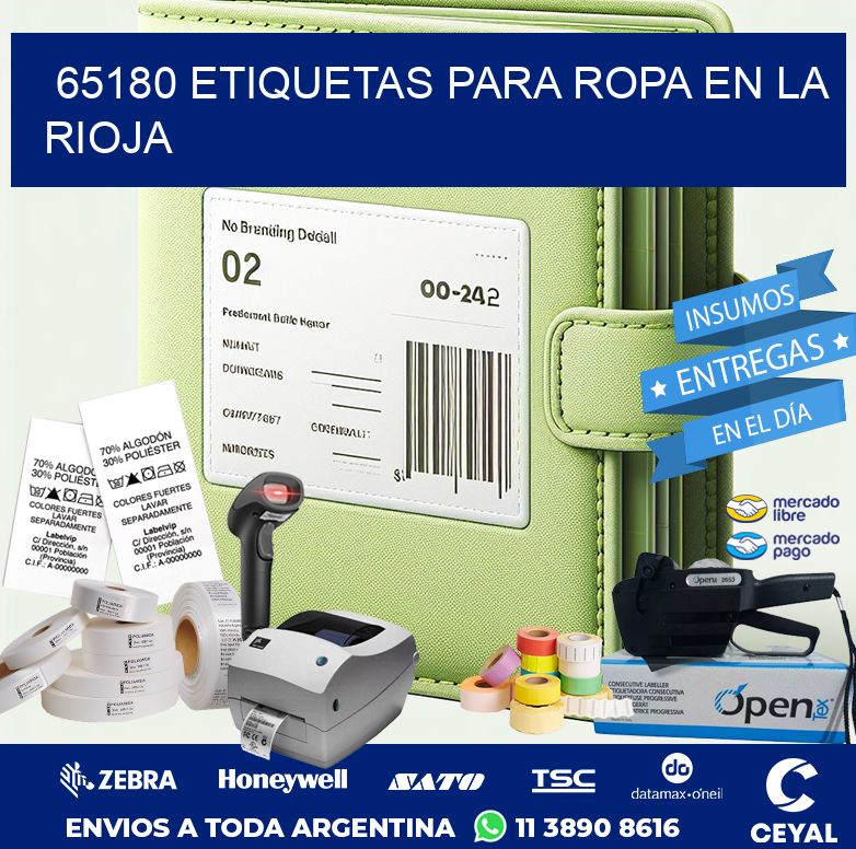 65180 ETIQUETAS PARA ROPA EN LA RIOJA