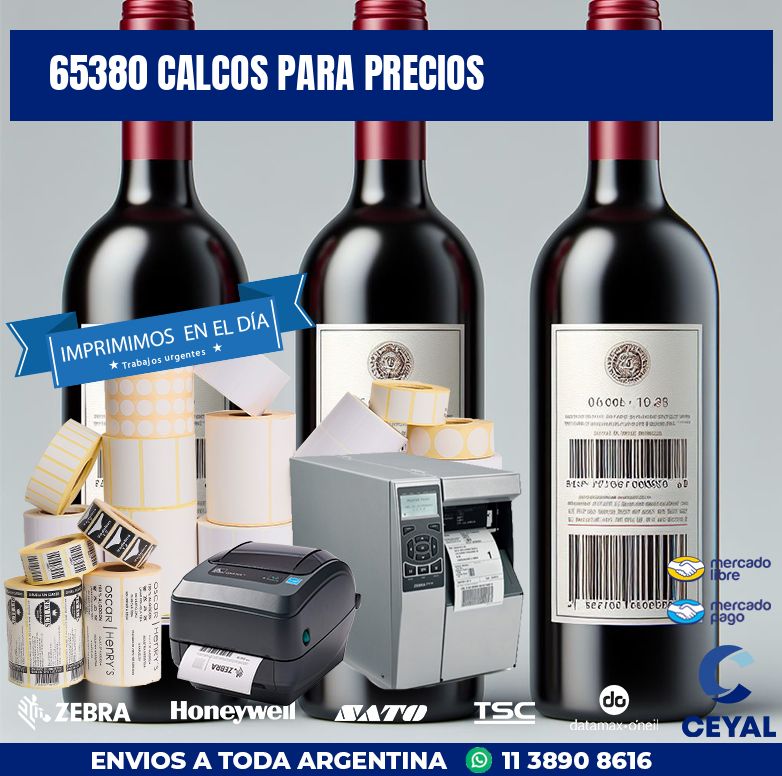 65380 CALCOS PARA PRECIOS