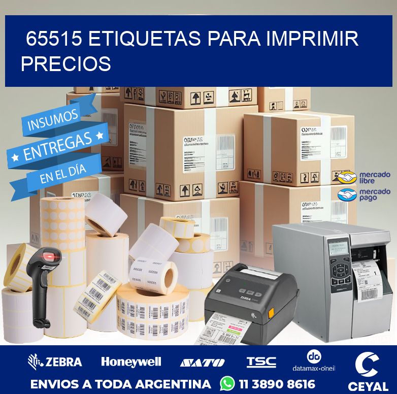 65515 ETIQUETAS PARA IMPRIMIR PRECIOS