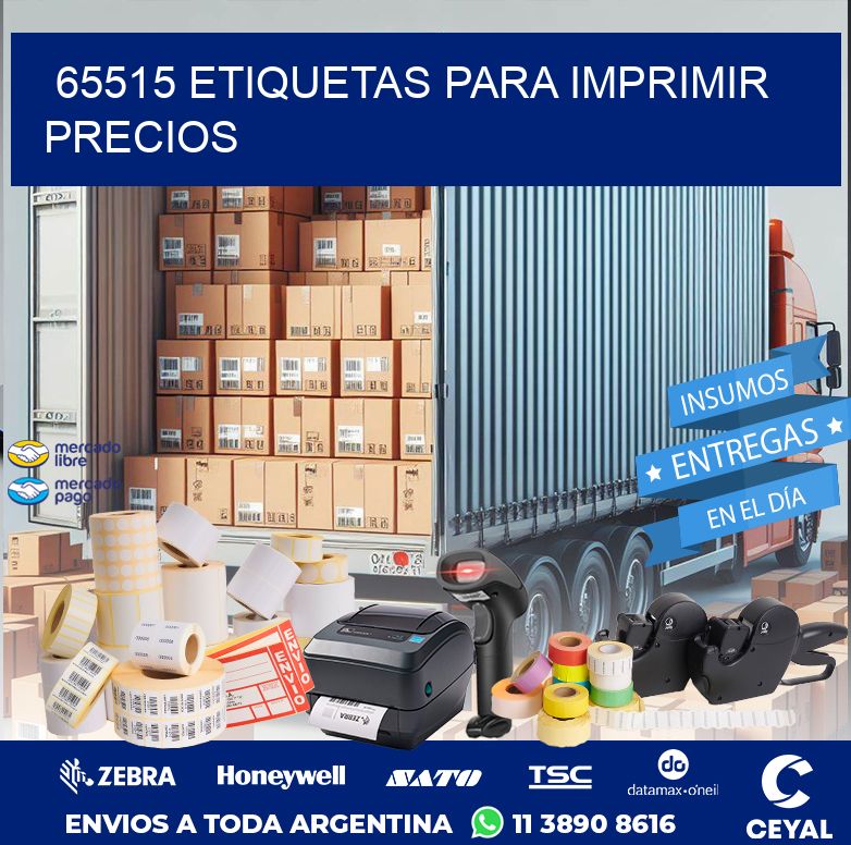 65515 ETIQUETAS PARA IMPRIMIR PRECIOS