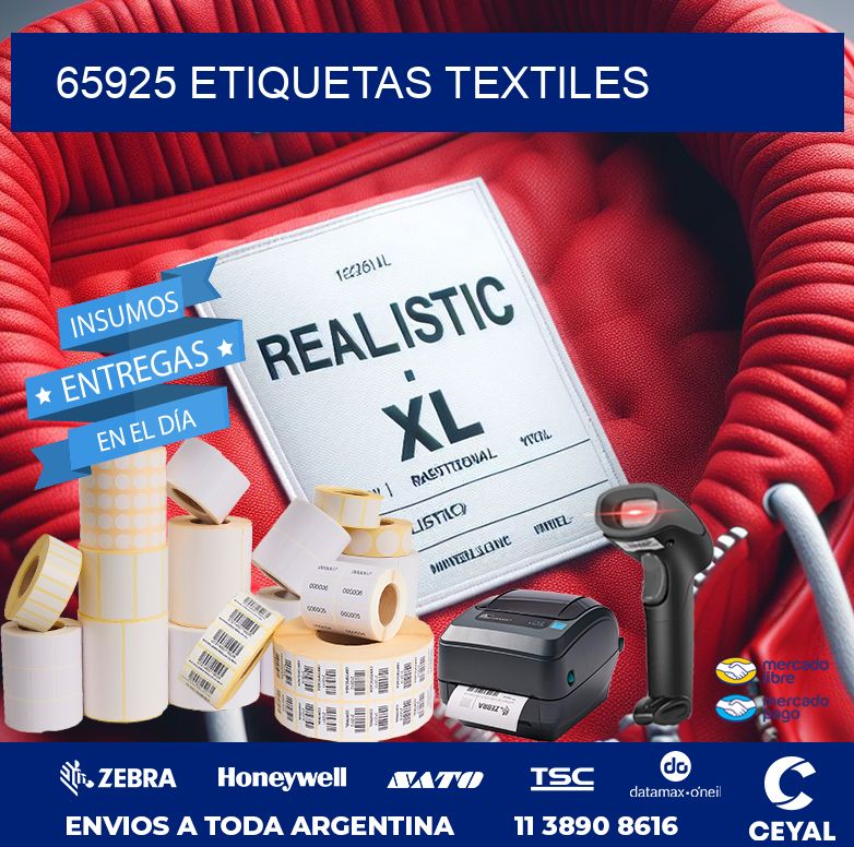 65925 ETIQUETAS TEXTILES
