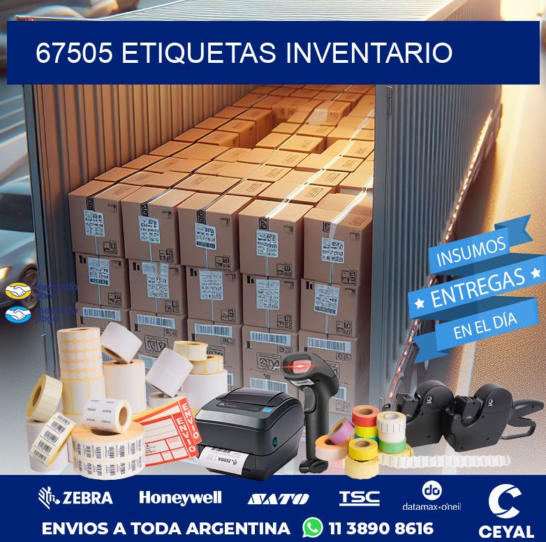 67505 ETIQUETAS INVENTARIO