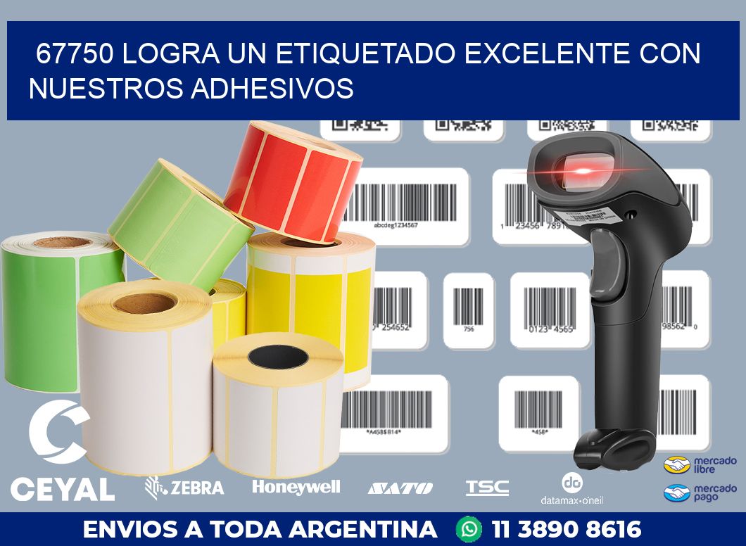 67750 LOGRA UN ETIQUETADO EXCELENTE CON NUESTROS ADHESIVOS