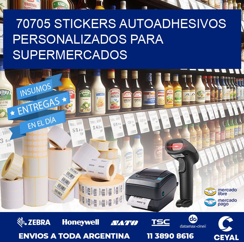 70705 STICKERS AUTOADHESIVOS PERSONALIZADOS PARA SUPERMERCADOS