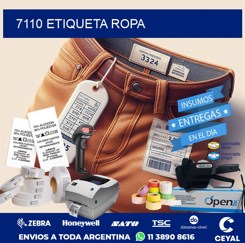 7110 ETIQUETA ROPA