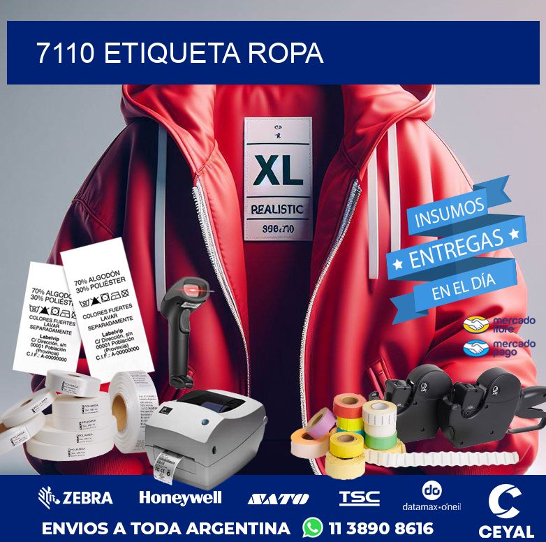 7110 ETIQUETA ROPA